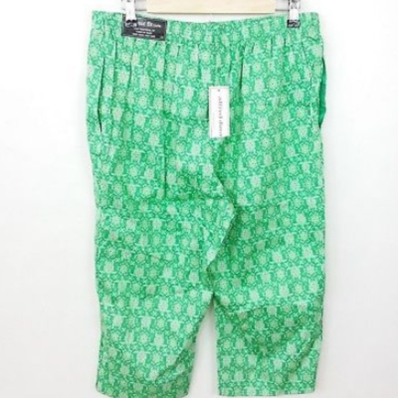 Alfred Dunner Capri Pants Turtle Print - Picture 3 of 4
